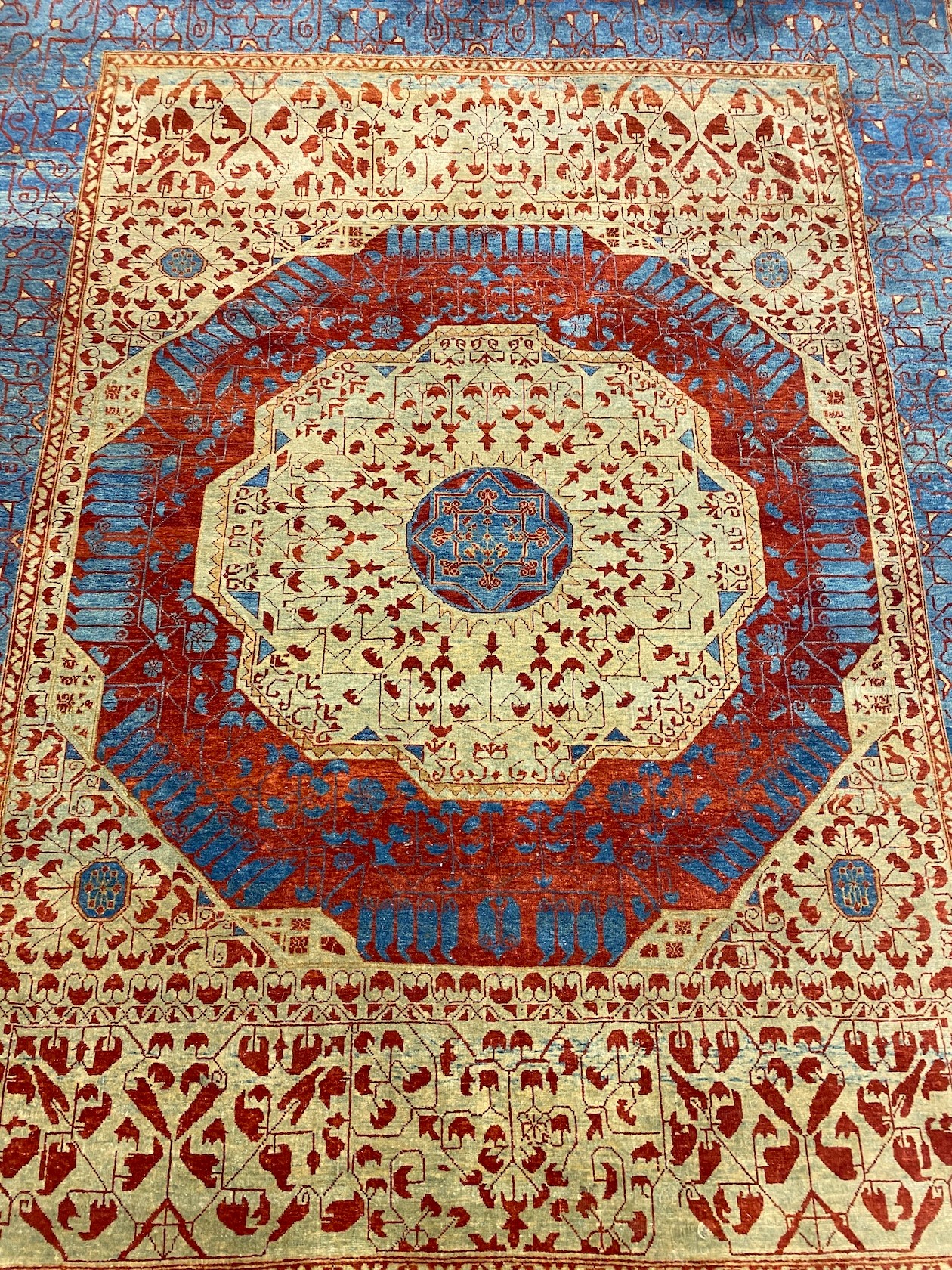 A modern Turkish Mamluk style carpet